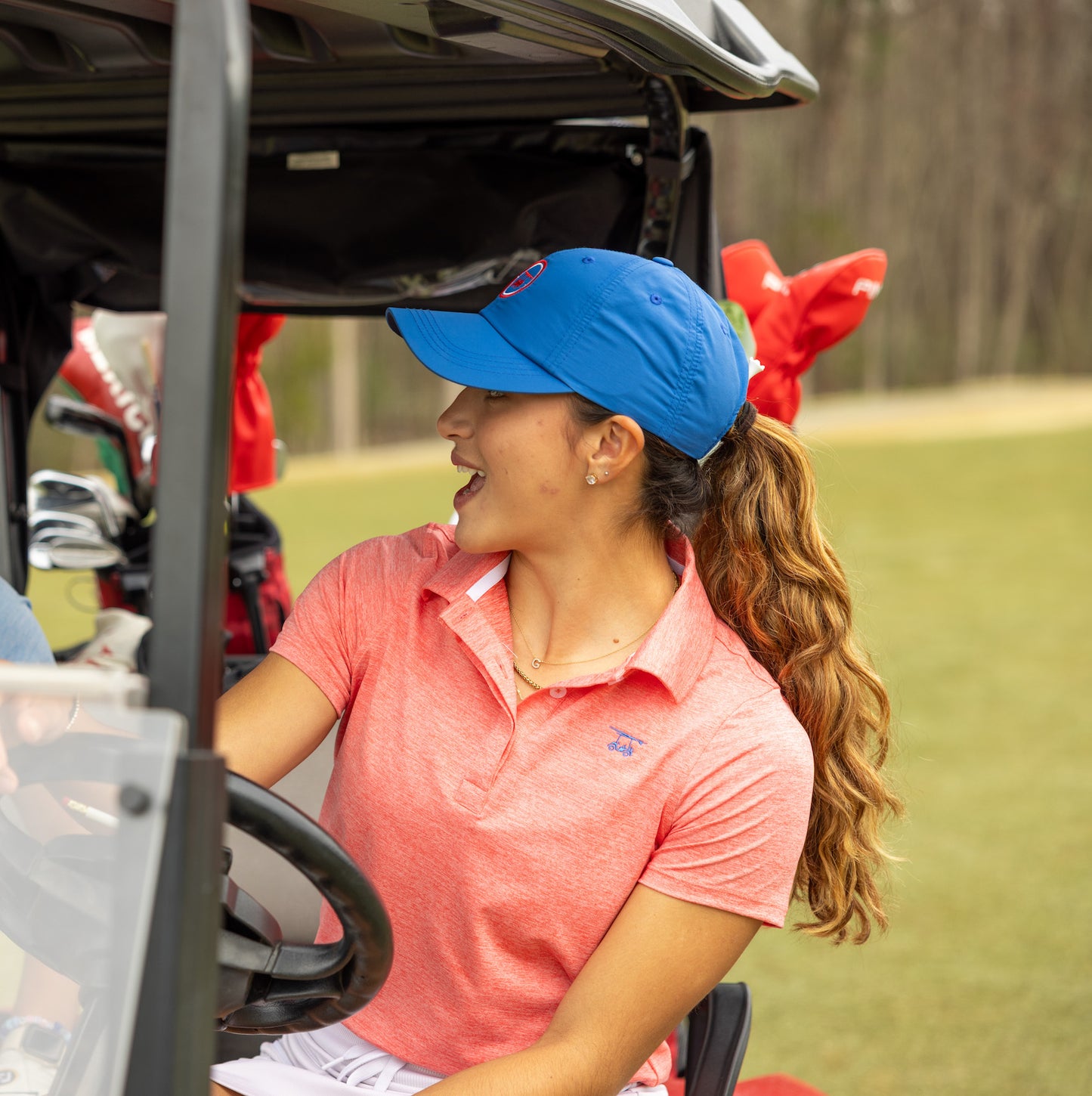 Ladies Albatross Polo - Heather Coral