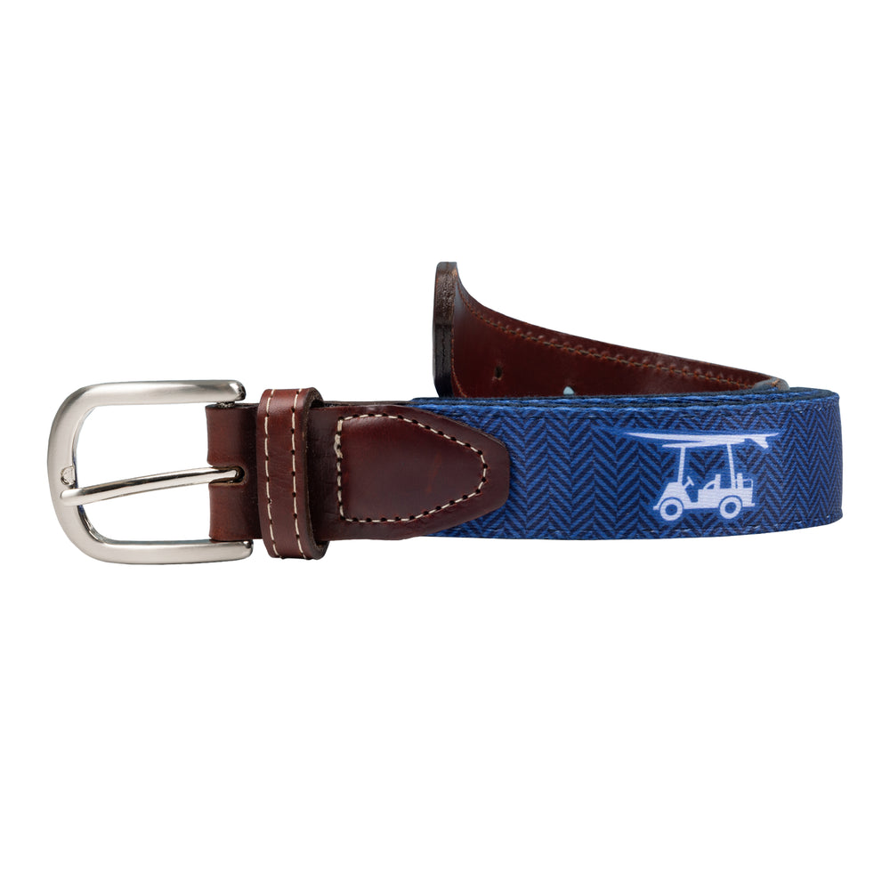 Belt - Golf Cart - Chevron Navy