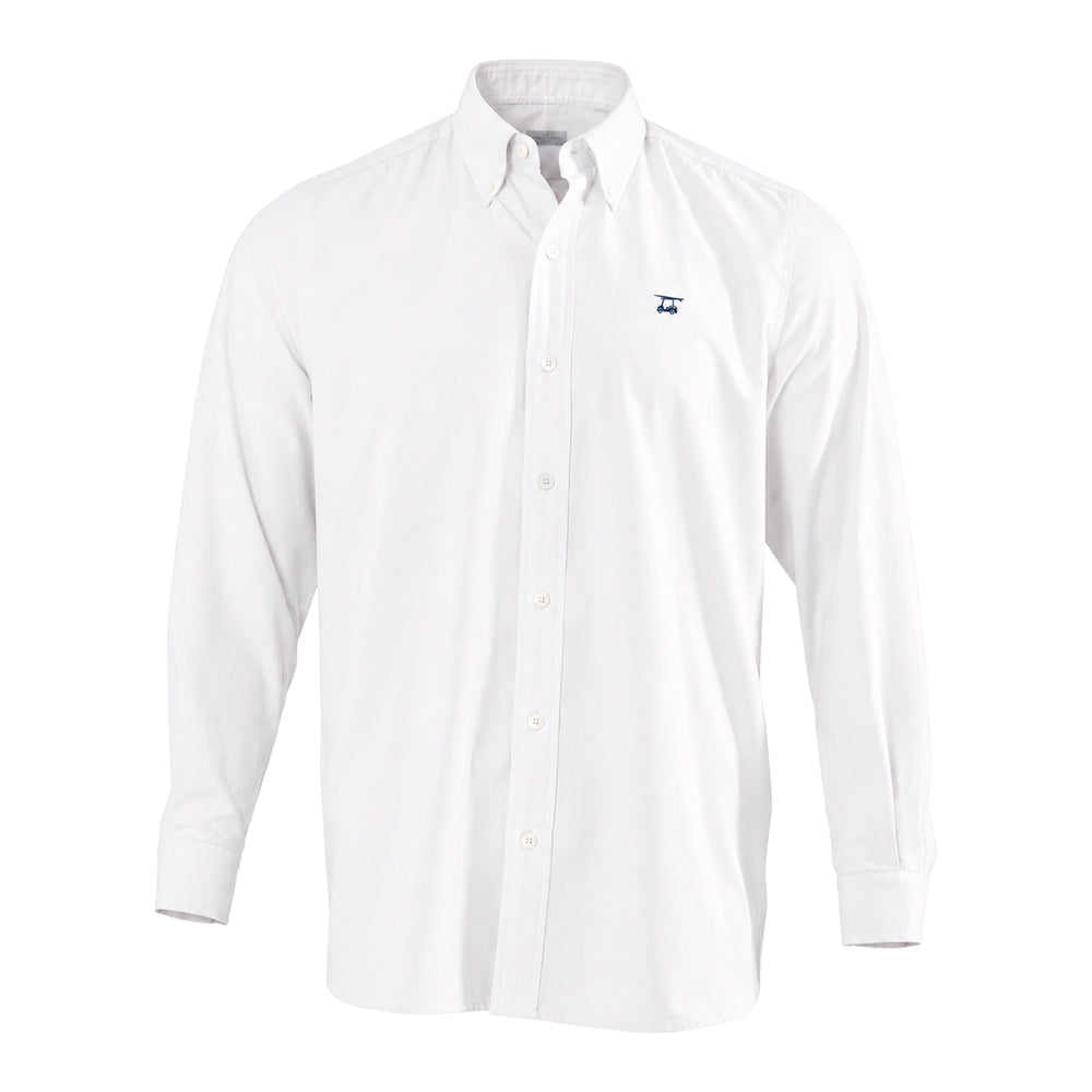 Islander Button Down - Solid White