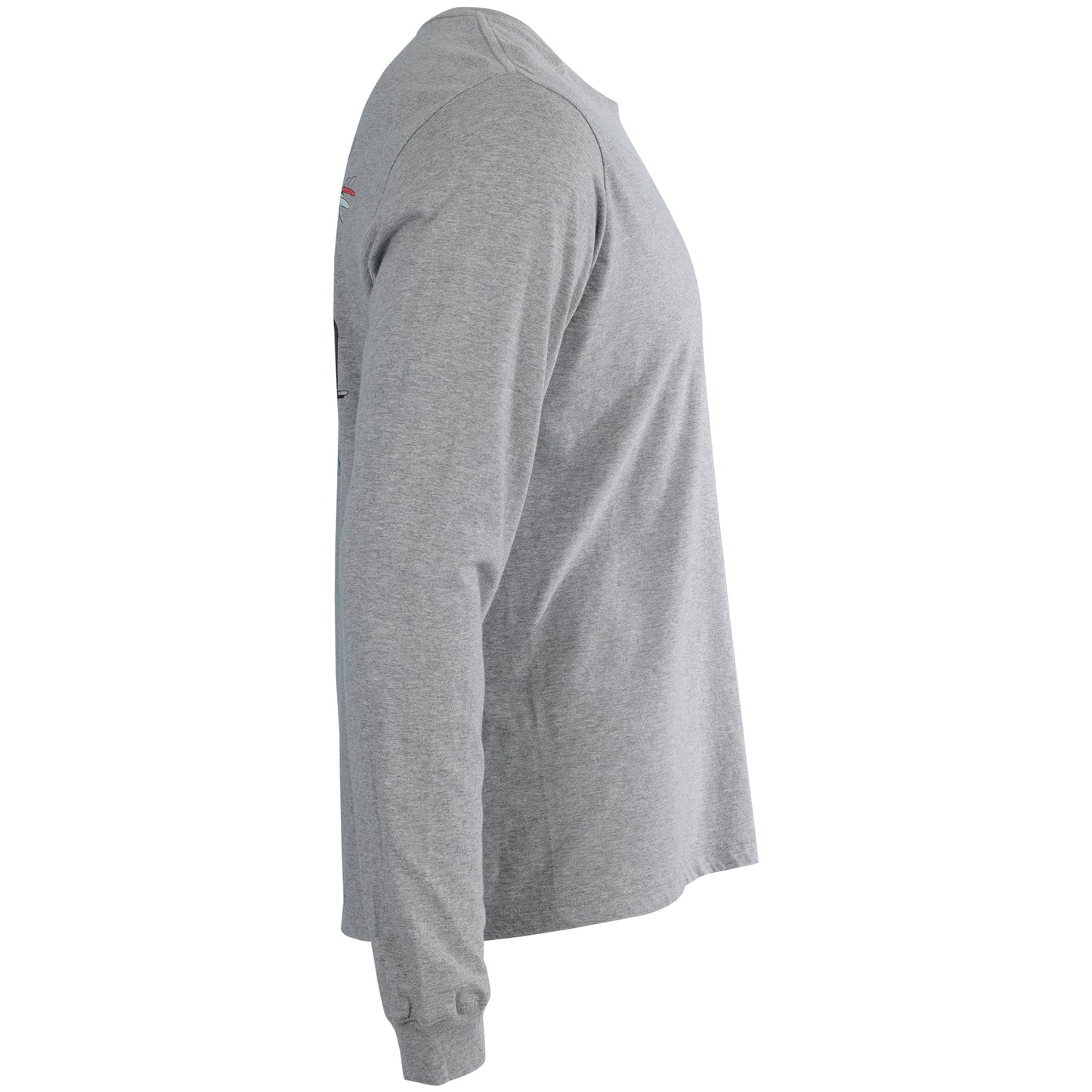 Island Tee - Long Sleeve Golf Cart - Heather Grey