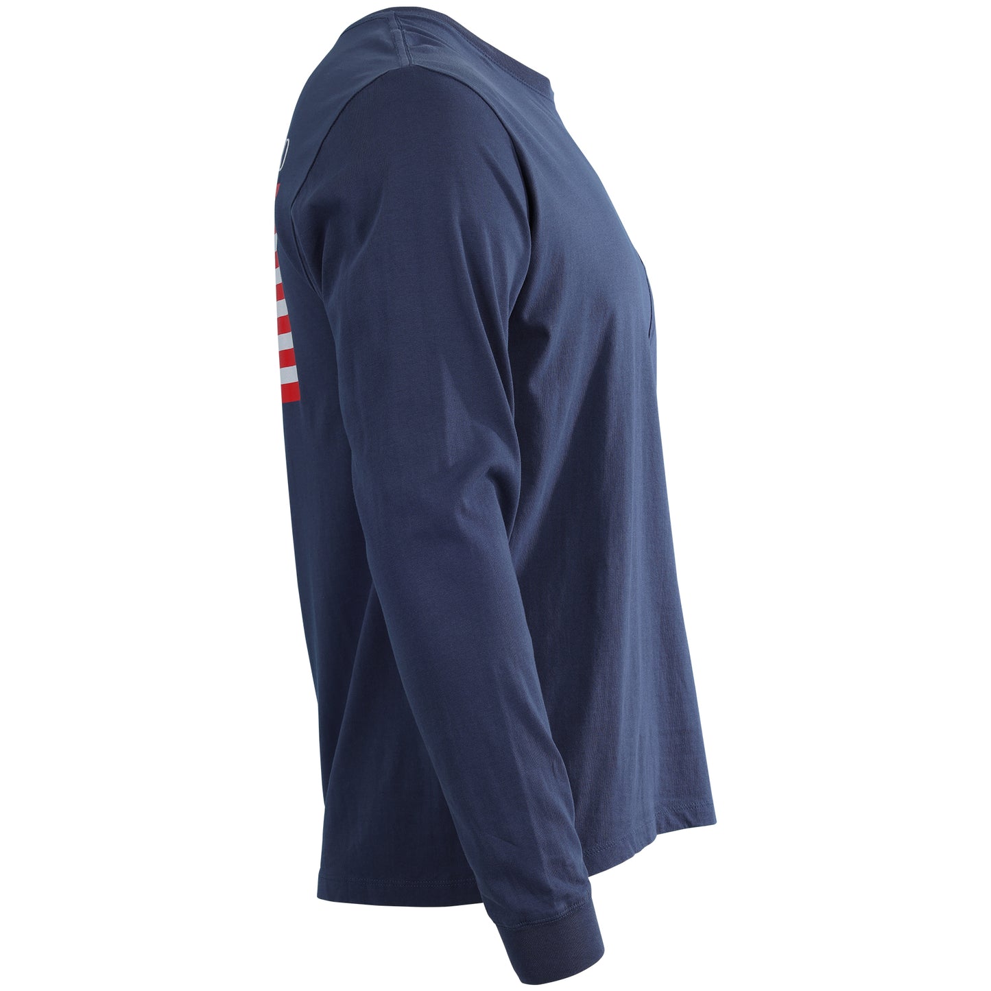 Island Tee - Long Sleeve USA Flag - Navy