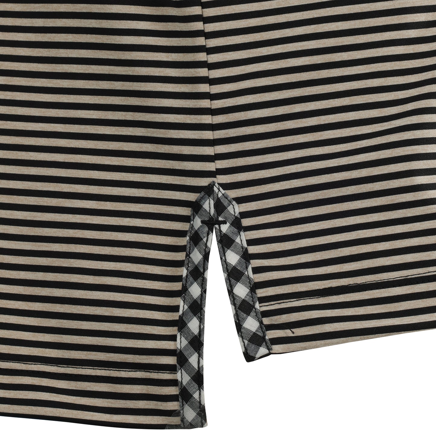 Albatross Polo - Black/Heather Sand Dollar