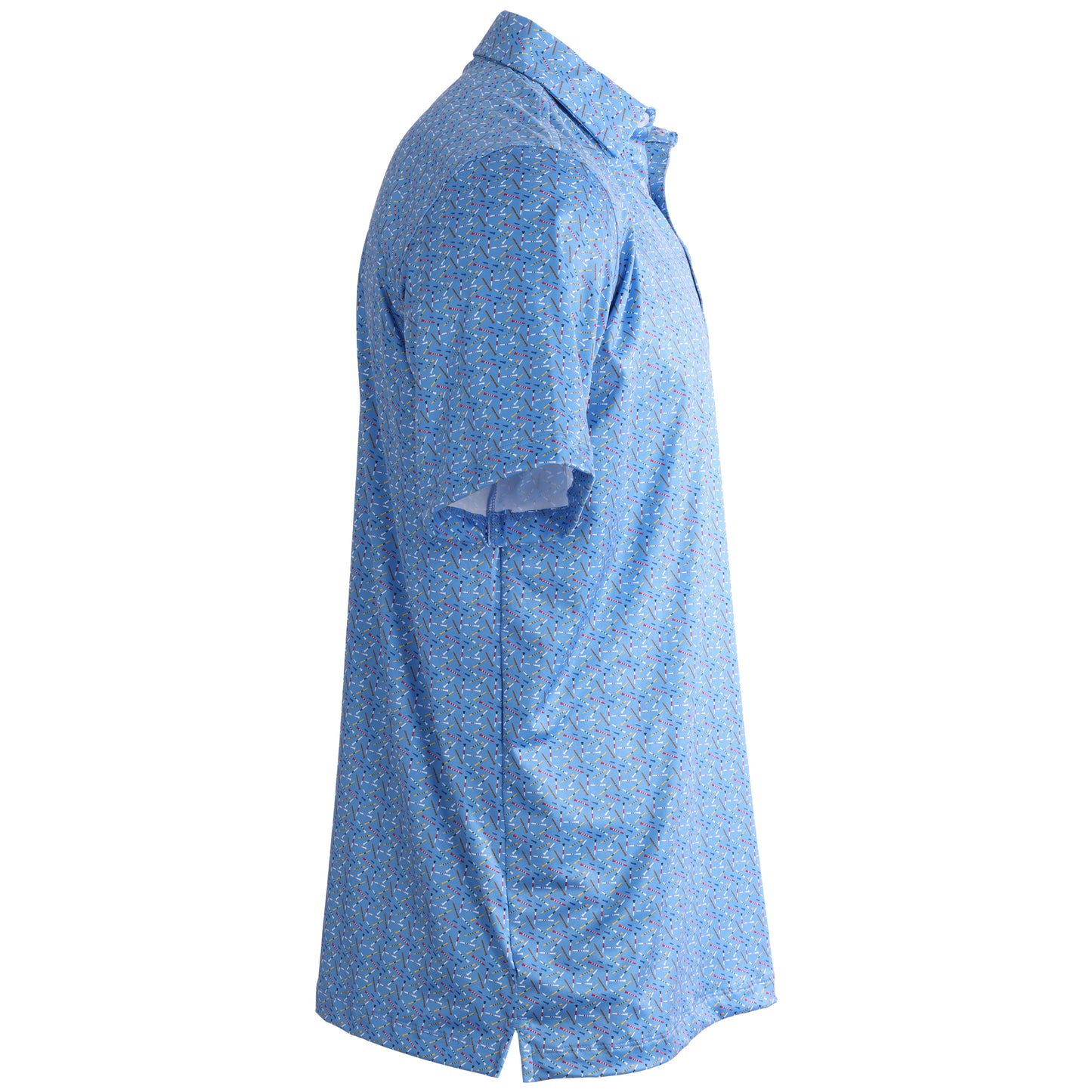 Albatross Polo - Golf Tees Azure