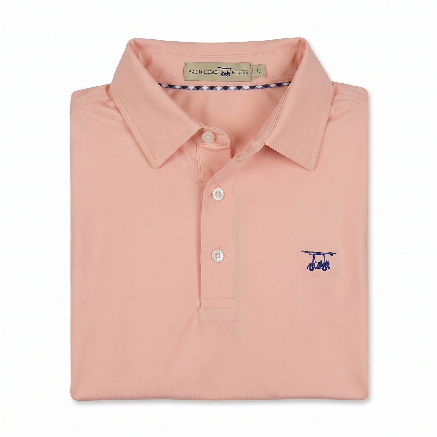 Albatross Polo Peach folded