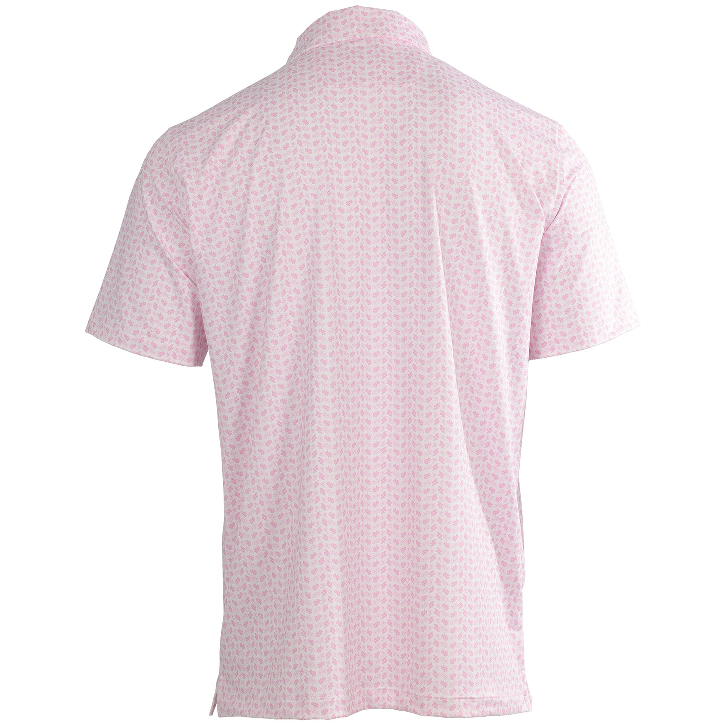 Albatross Polo - Azaleas & Dogwoods All-Over Print - Pink / White