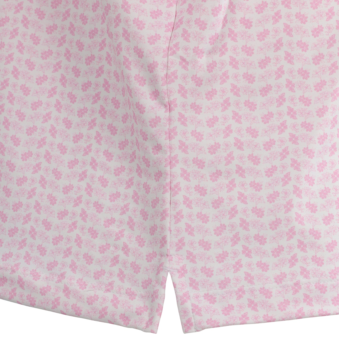 Albatross Polo - Azaleas & Dogwoods All-Over Print - Pink / White