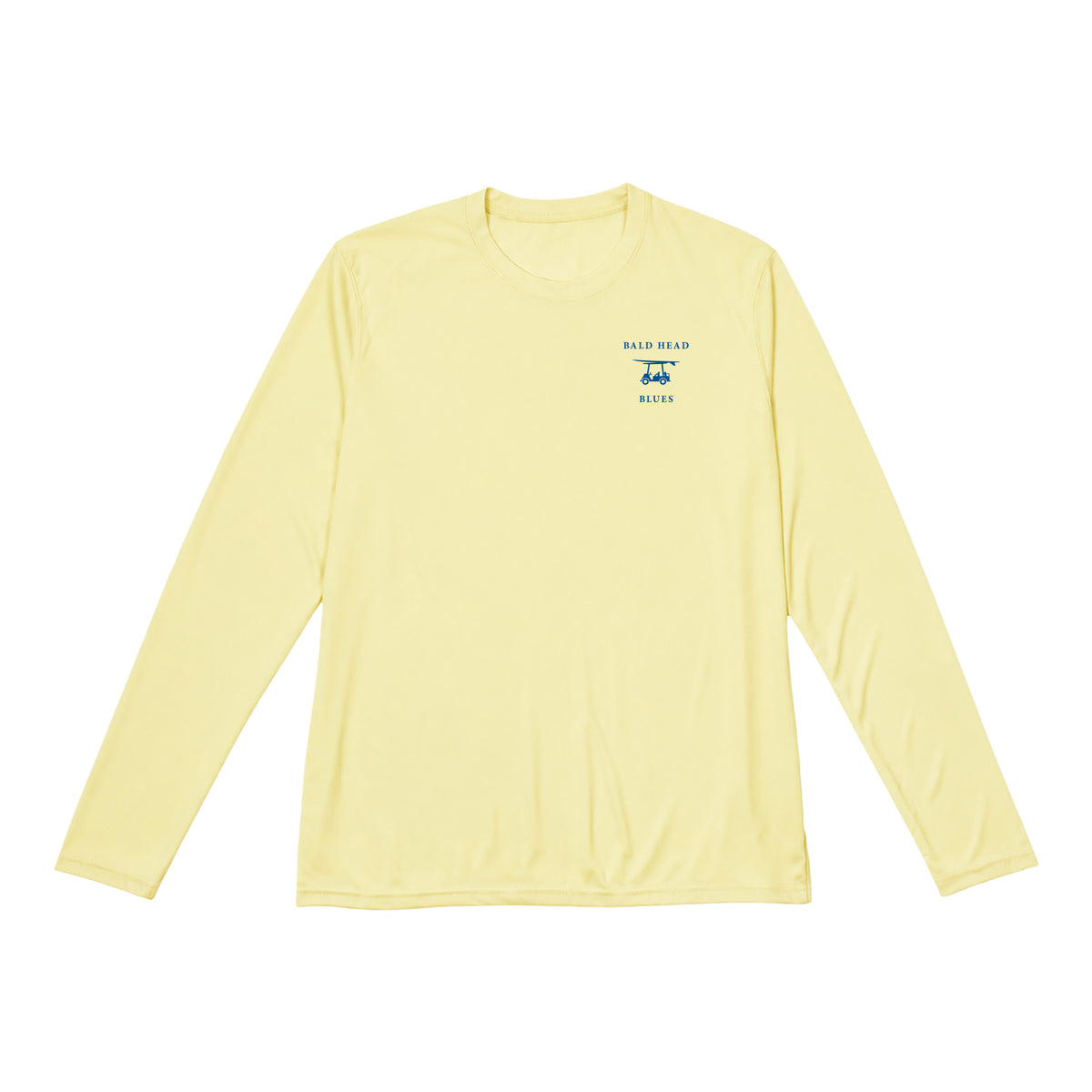 Performance Long Sleeve Golf Cart T-Shirt - Pale Yellow