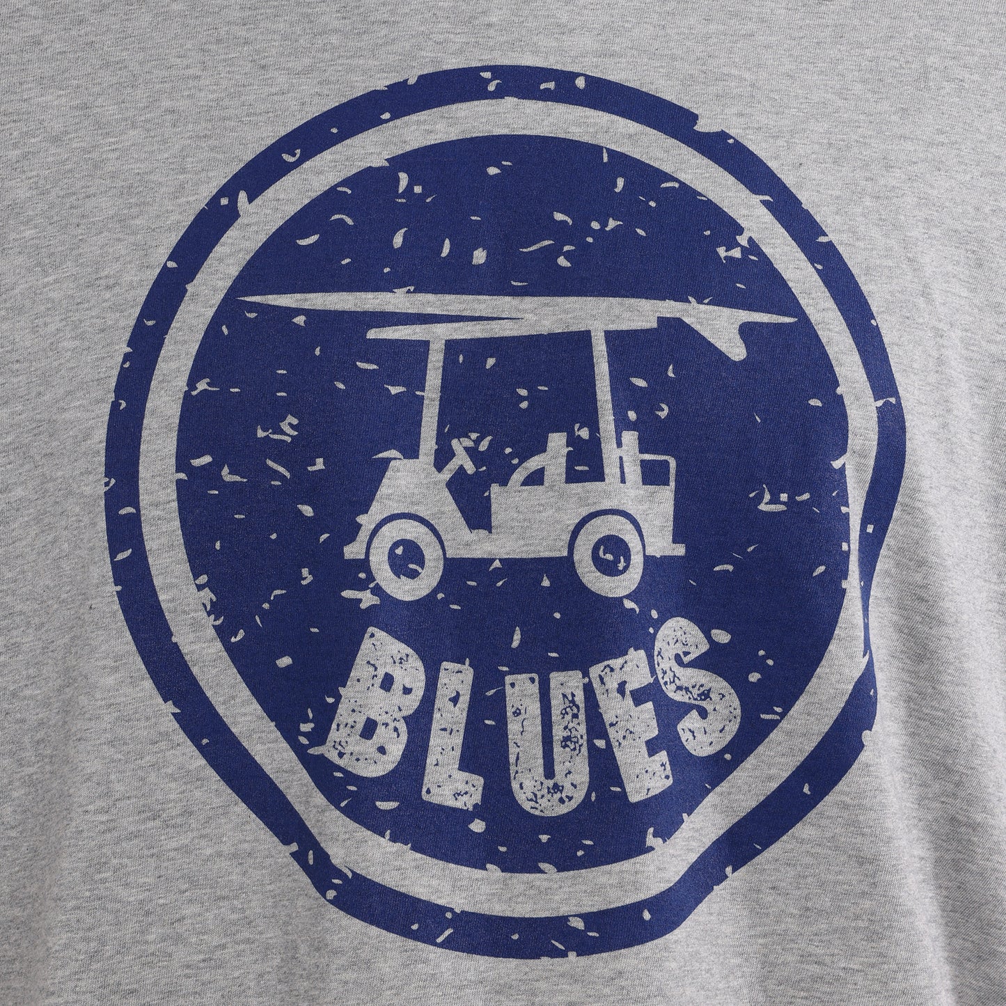 Island Tee - Retro Logo - Grey