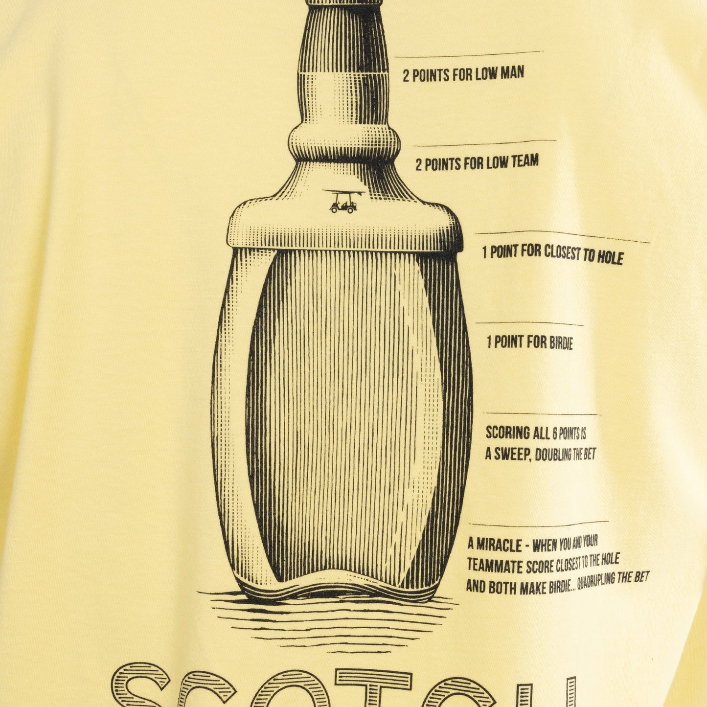 Cotton Tee - Scotch - Pale Yellow