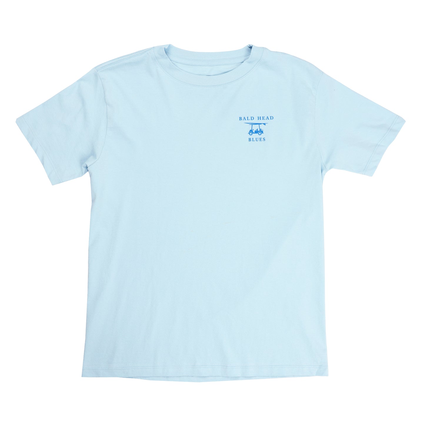 Island Tee - Youth Short Sleeve Stripes - Chambray