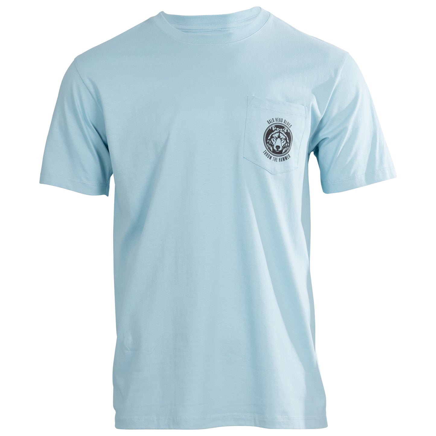 Cotton Tee - Wolf Hammer - Arctic Blue