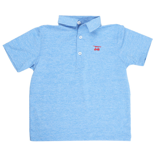 Albatross Youth Polo - Heather Regatta