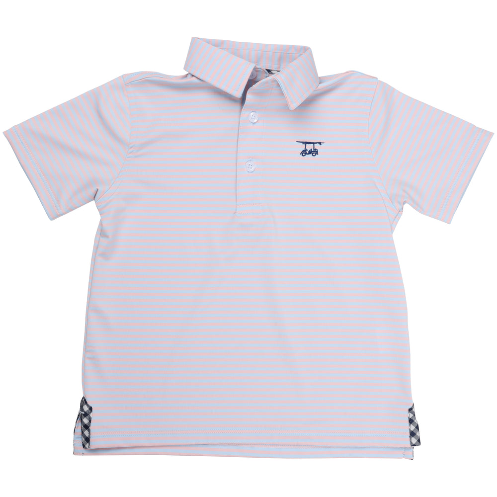 Albatross Youth Polo - Pink / Seaglass