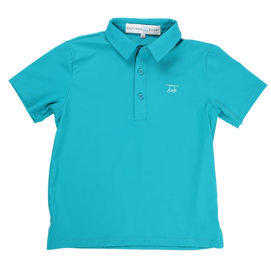 Youth First Class Polo - Lagoon
