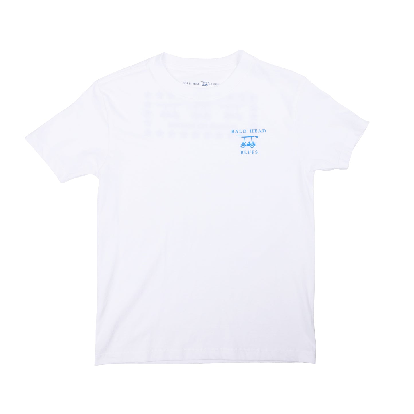 Island Tee - Youth Short Sleeve Stars Logo - White