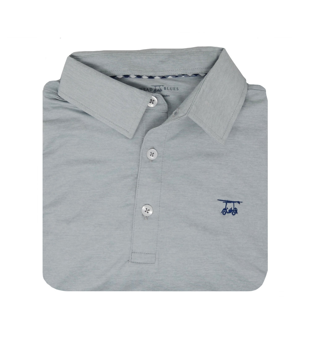 Albatross Polo - Heather Light Grey