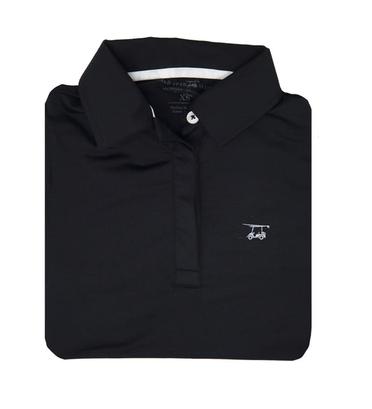 Ladies Black Polo