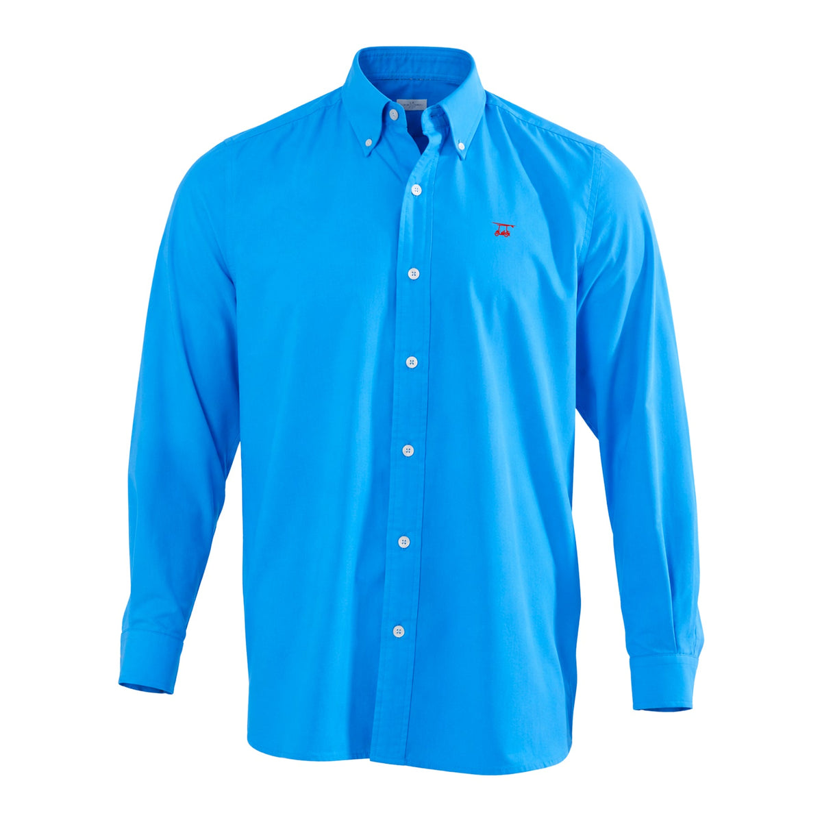 Islander Button Down in Solid Regatta