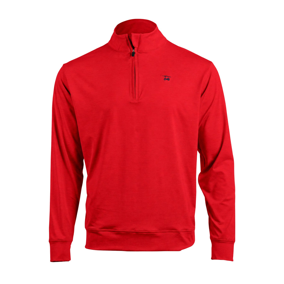 Ocean View Quarter Zip in State Red