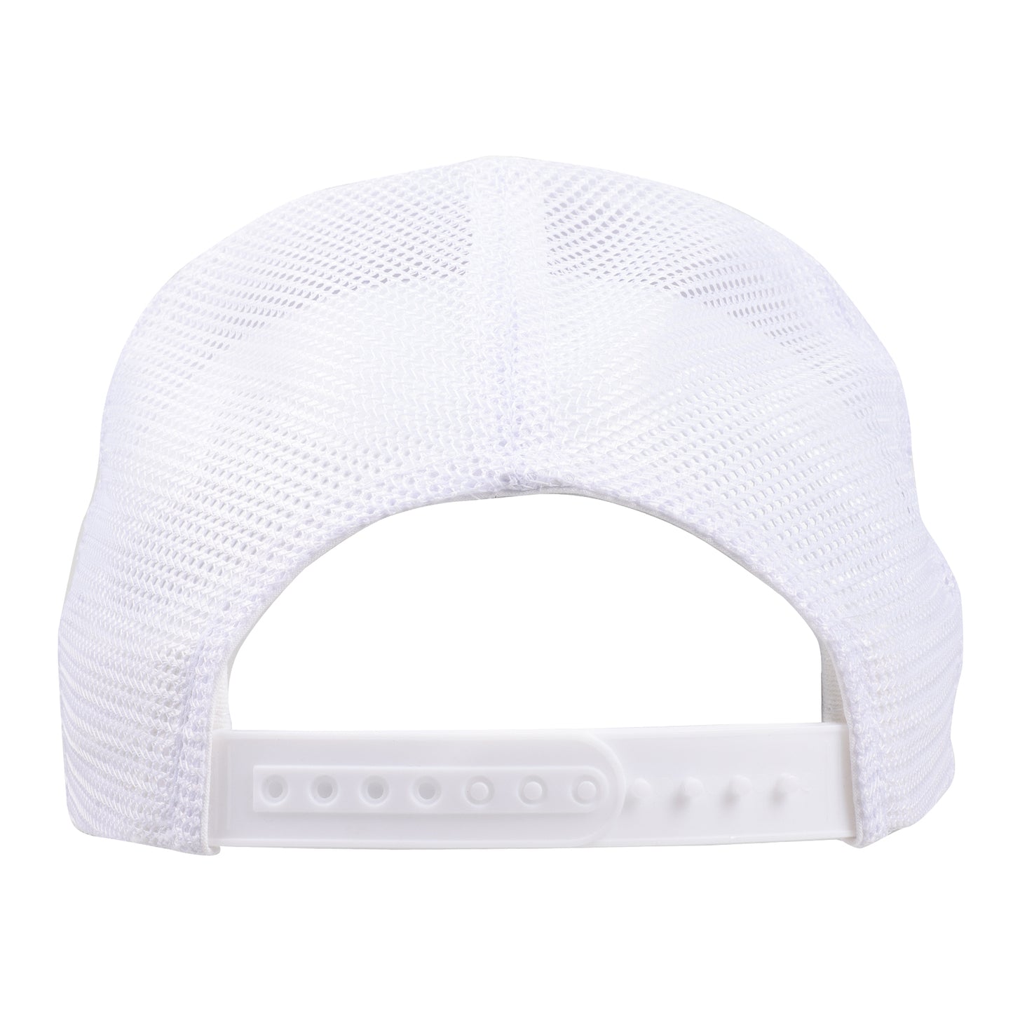 Trucker Hat w/ Circle Logo - White