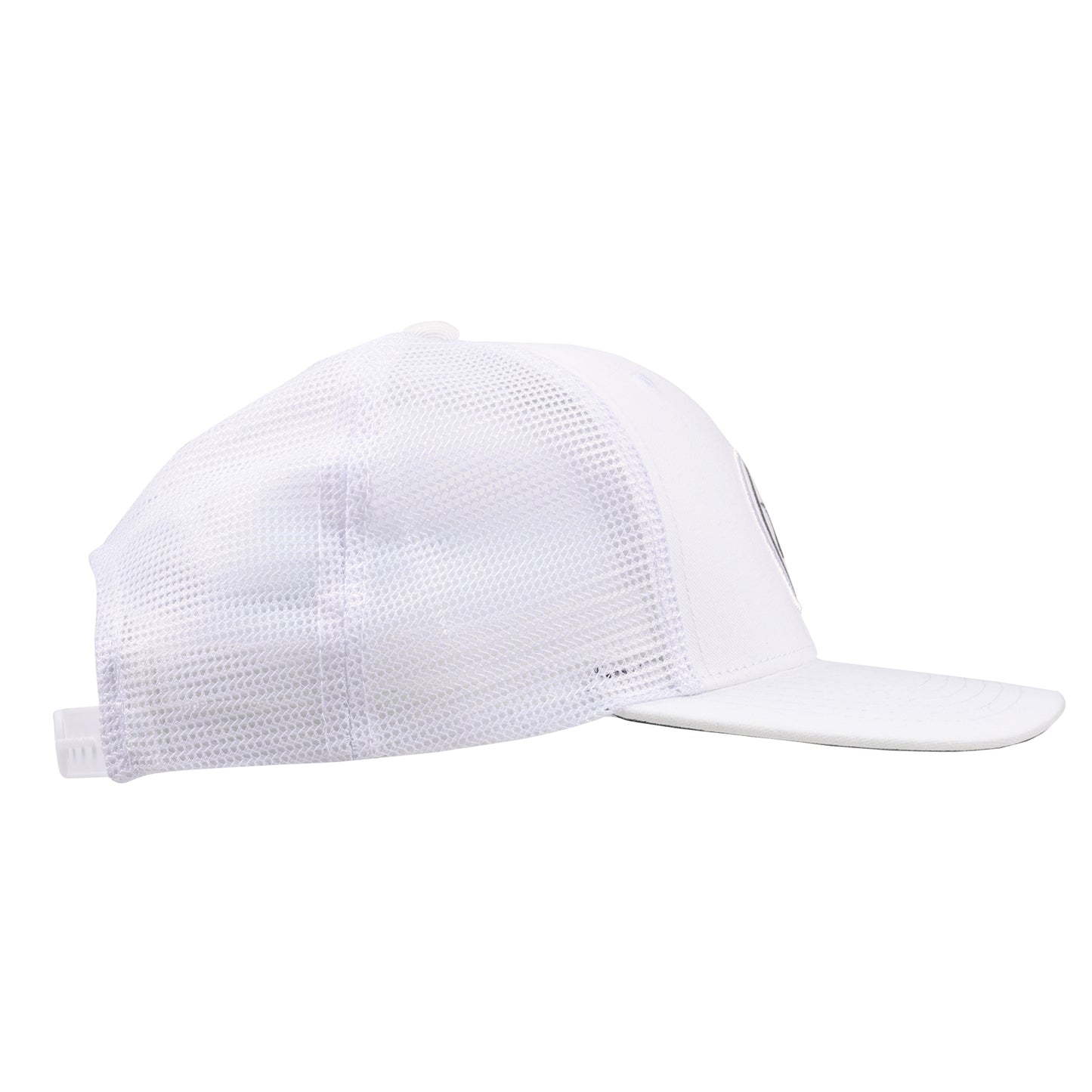 Trucker Hat w/ Circle Logo - White