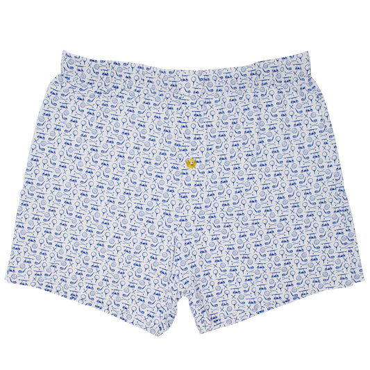 Double Bogey Boxer - White All Over Print / Regatta