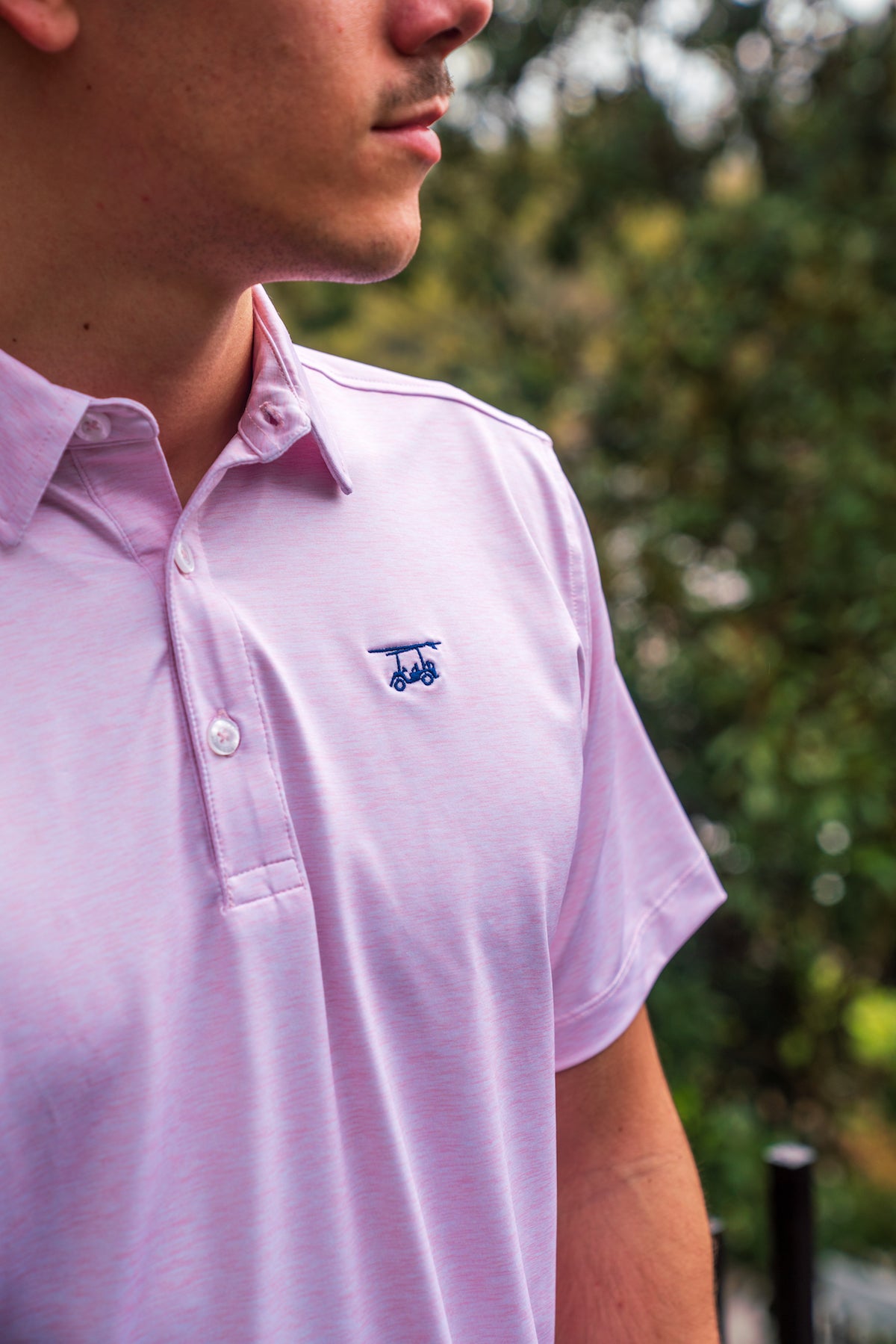 Albatross Polo - Heather Pink