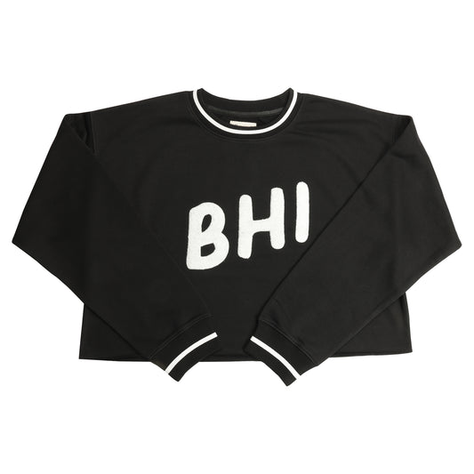 BHB x Ellsworth & Ivey - Ellie Cropped Sweatshirt - BHI - Black
