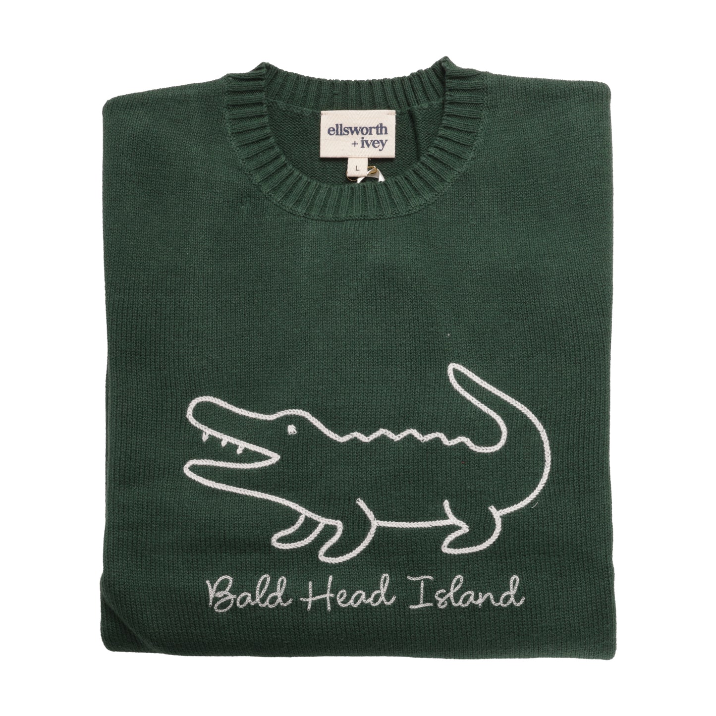 BHB x Ellsworth & Ivey - BHI Sweater - Gator - Forest Green