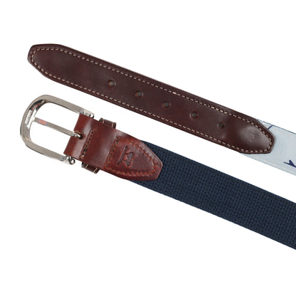 Belt - Golf Cart w/ Diagonal Stripe - Grey