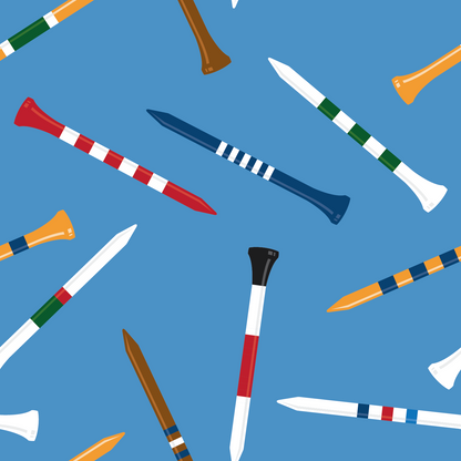 Youth Albatross Polo - Golf Tees All-Over Print on Azure
