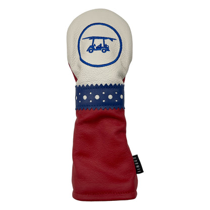 Head Cover - Hybrid - Red, White, and Blue