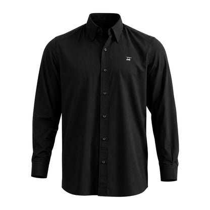 Islander Button Down - Solid Black