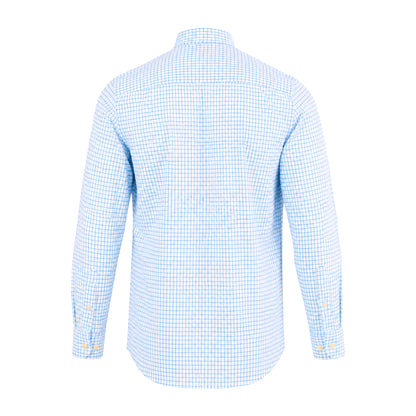 Island Button Down - Blue/White Check