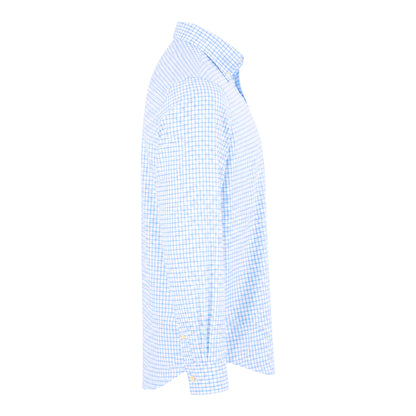Island Button Down - Blue/White Check