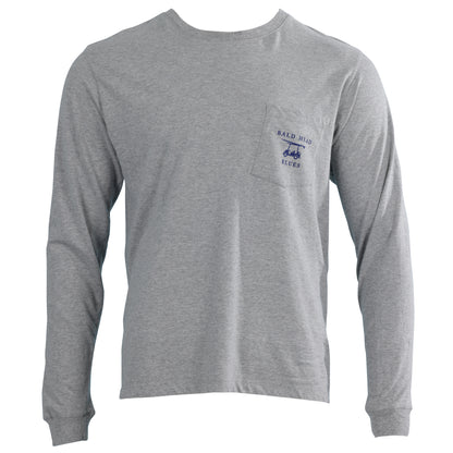 Island Tee - Long Sleeve Golf Cart - Heather Grey