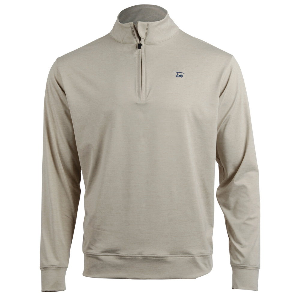 Ocean View Quarter Zip - Sand Dollar