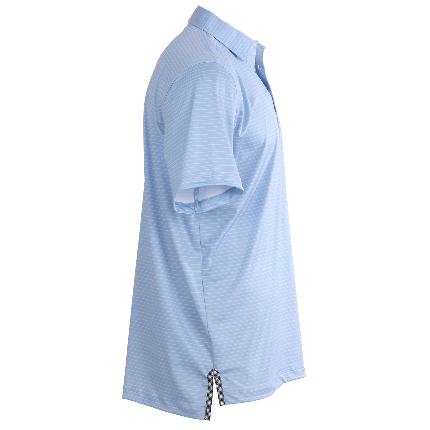 Albatross Polo - Blush / Bell Pinstripe