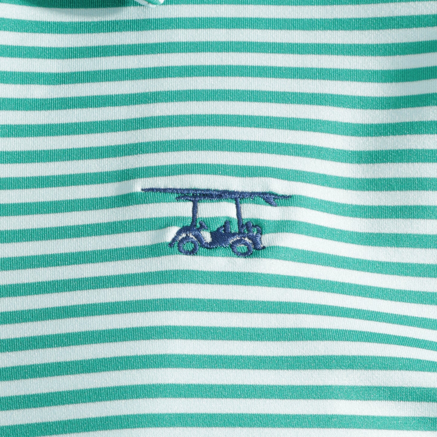 Albatross Polo - Lagoon / Seaglass Stripe