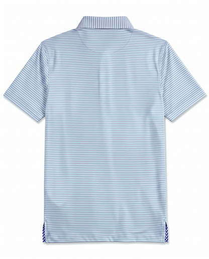 Albatross Polo Aruba/Lavender Feeder Stripe back
