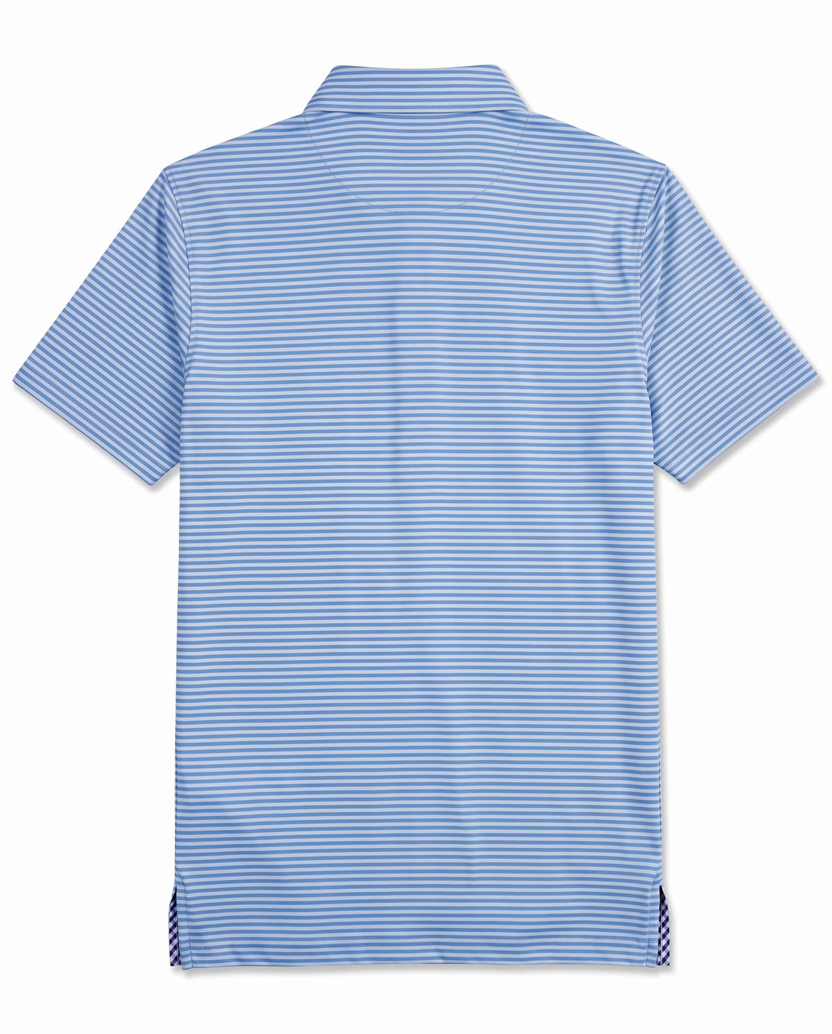 Albatross Polo Feeder Stripe - Azure Blue/Bell - Back