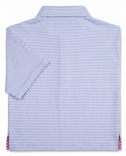 Albatross Polo Feeder Stripe - Bell/White - Back