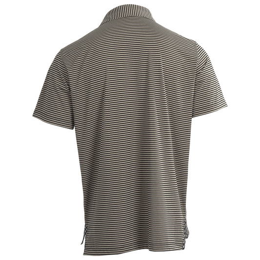 Albatross Polo - Black/Heather Sand Dollar