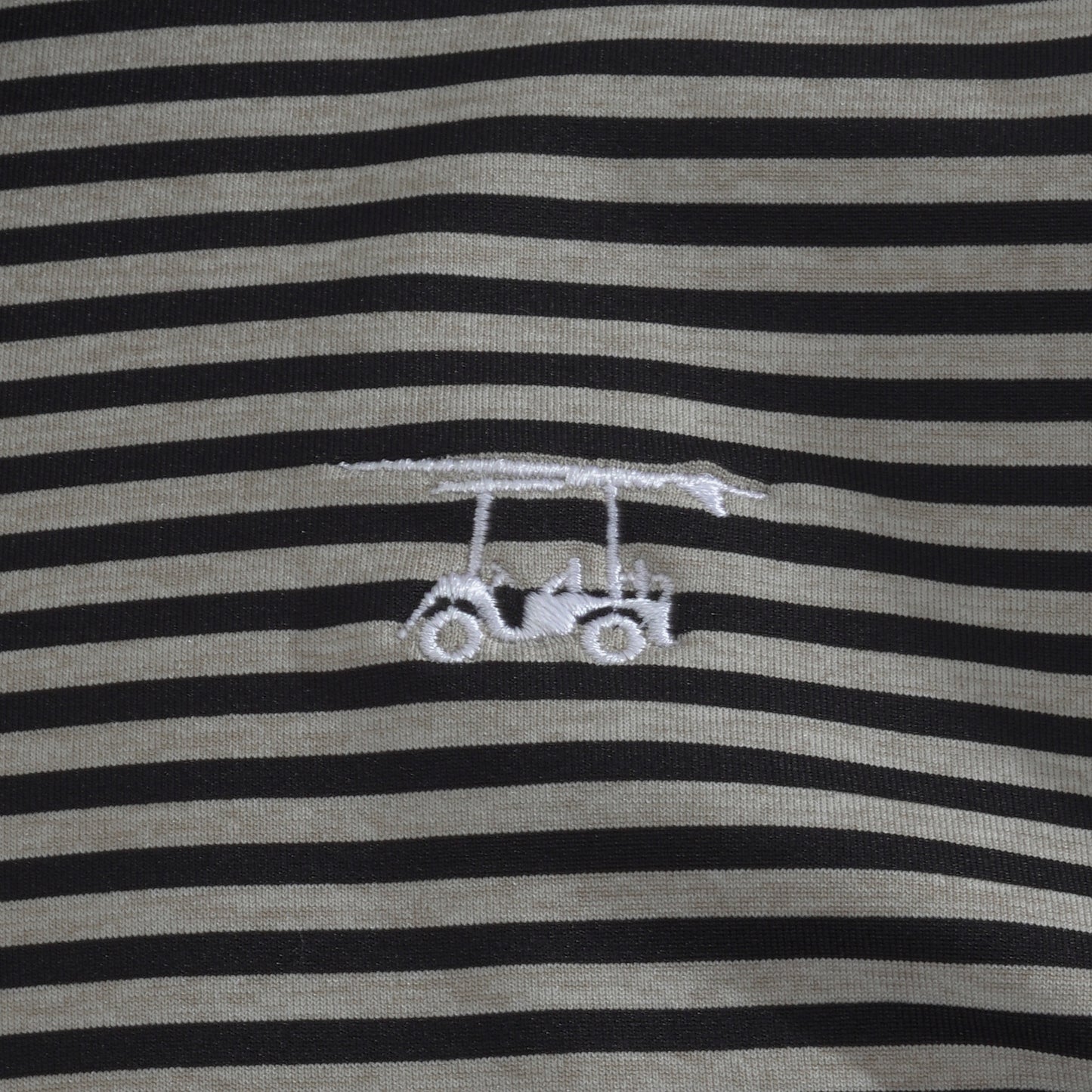 Albatross Polo - Black/Heather Sand Dollar