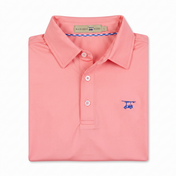 Albatross Polo Coral folded