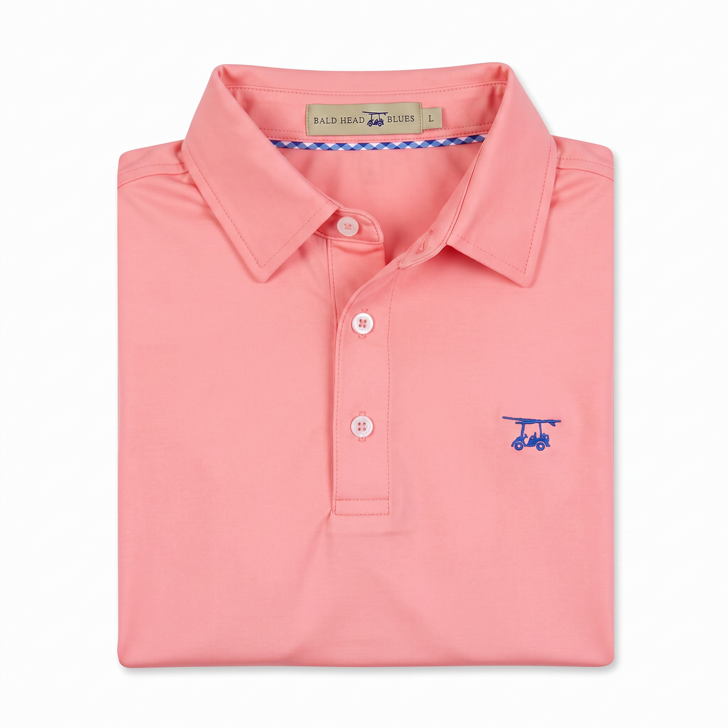 Albatross Polo Coral folded