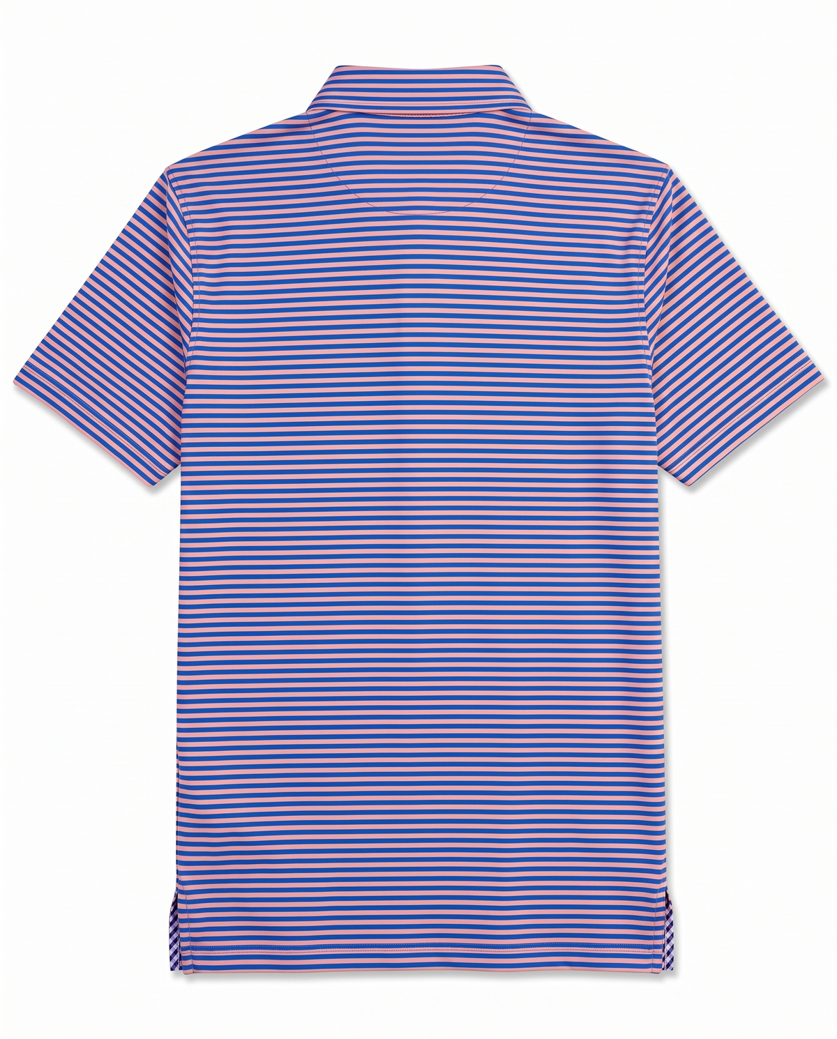 Albatross Polo Feeder Stripe - Electric Blue/Peach - Back