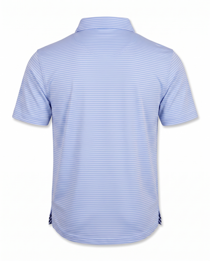 Albatross Polo Blush Bell Pinstripe back