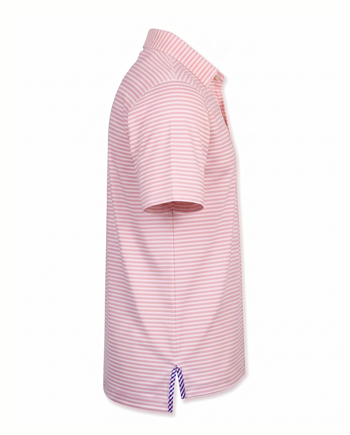 Albatross Polo Blush/White Feeder Stripe side