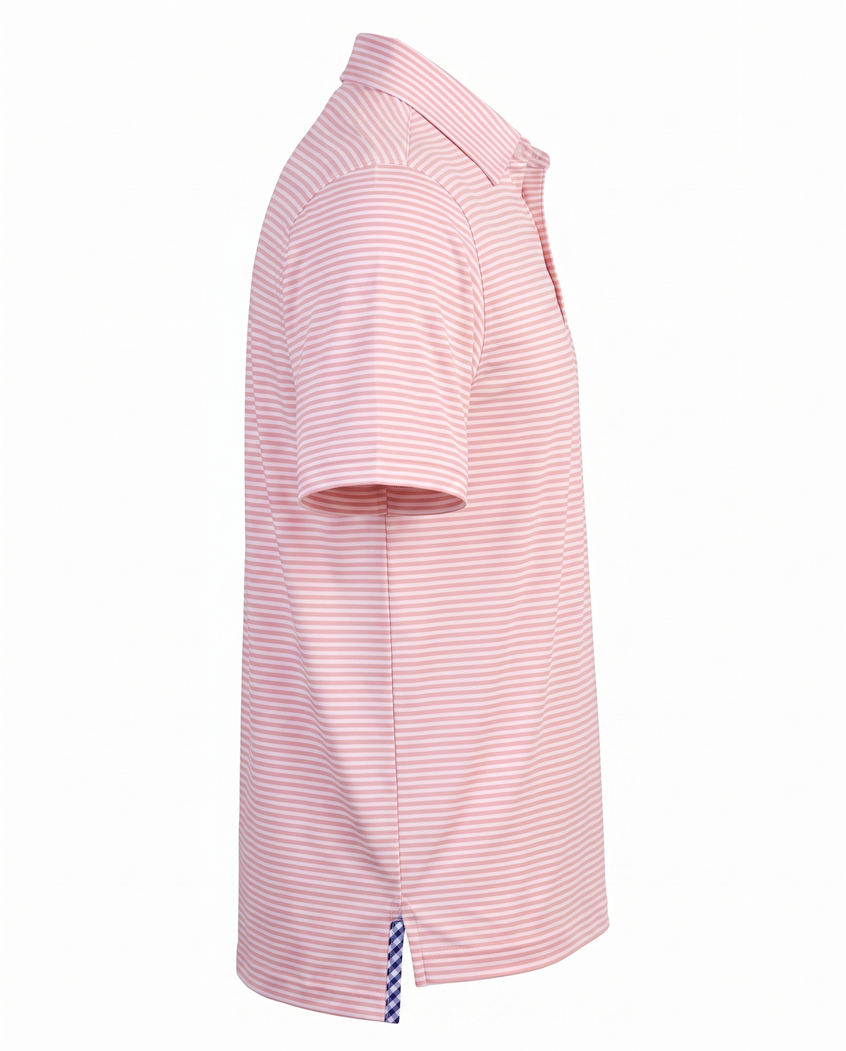 Albatross Polo Feeder Stripe - Blush/White - Side